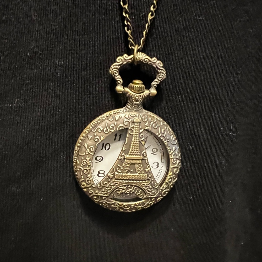 2 pocket watch necklace